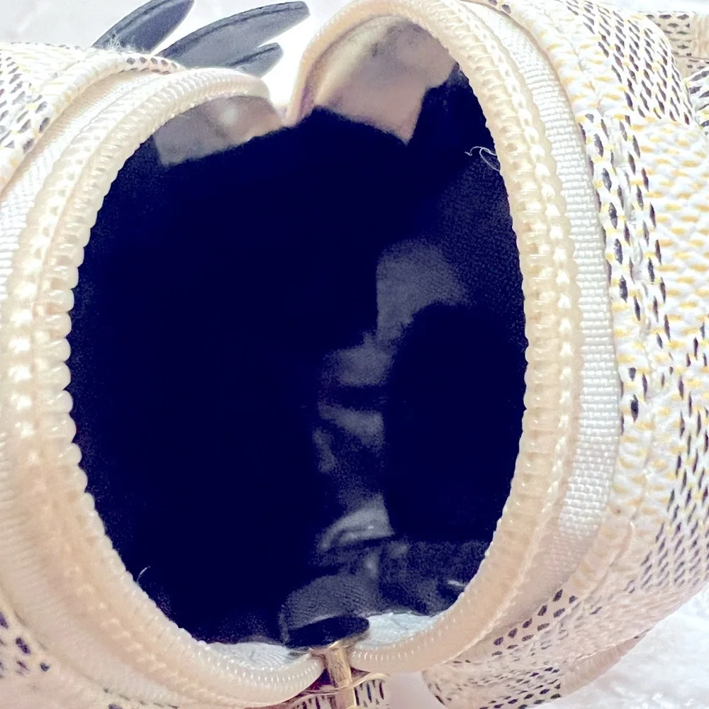 White Owl Mini Backpack Bag Charm / Keychain / Lipstick Holder
